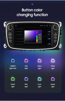 Android 12 Car Radio For ford mondeo/Focus/S-Max/GalaxyC-Max Car Radio Multimedia Video Player Navigation GPS Carplay 7862