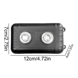 Magnetic Key Holder Waterproof Key Holder Waterproof Undercar Keybox Outdoor Magnetic Key Box Sturdy Portable Key Organizer For