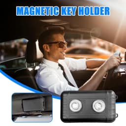 Magnetic Key Holder Waterproof Key Holder Waterproof Undercar Keybox Outdoor Magnetic Key Box Sturdy Portable Key Organizer For