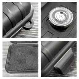 Magnetic Key Holder Waterproof Key Holder Waterproof Undercar Keybox Outdoor Magnetic Key Box Sturdy Portable Key Organizer For