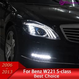 Car Lights for W221 2006-2013 S Class LED Auto Headlight Assembly Upgrade W222 Maybach Style Design Signal Lamp Accessories