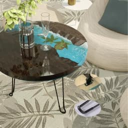 DIY Resin Table Extra Large Resin Molds Round Silicone Molds Hairpin Legs Table Epoxy Resin Molds For Big Tray Clock Resin Art