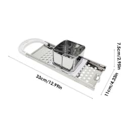 Spaetzle Press Stainless Steel Noodle Machine Dough Planer Drainer Homemade Dumpling Making Tool German Egg Noodle Maker Pasta