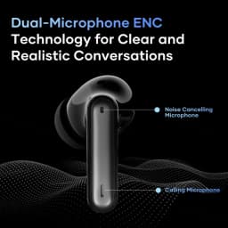 Wavefun Star 2 Wireless Earbuds with 4-Mic ENC for Pro Clear Calls Bluetooth Headphones with 13mm Driver for Deep Bass LED Digit