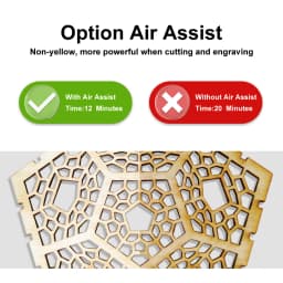 Air Pump Assist Kit Accessories for Longer Ray5 Laser Engraver Cutting Engraving Machine Low Noise Large Airflow Plug and Play