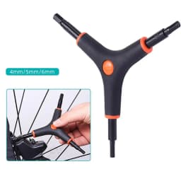 Hex Key Allen Wrench Set Y Shape Steel Triple Head Hexagon Wrench Non-Slip Grip Multifunctional Hex Tools Ergonomic Portable