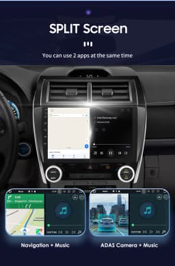 Hizpo 10.1" For TOYOTA Camry 2012 2013 2014 US Version Car Radio Multimedia Player Navigation Wireless CarPlay Android 13 7862