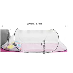 Folding Bed Tent Portable Outdoor Hiking Travel Mosquito Net Tent Indoor Accessories Single Bed Mesh Tent Camping Fly Net Tent