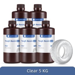 ANYCUBIC 5kg Tough Resin 2.0 405nm UV Resin For LCD 3D Printer Material For Photon Mono 4 Printing Easy to Print High Precision