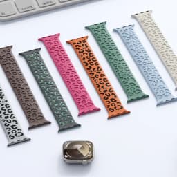 Engraved Strap for Apple watch Band 45mm 44mm 42mm 49mm 41mm 40mm 38mm Solo loop Bracelet Correa Series SE 6 7 8 9 5 4 3 Ultra