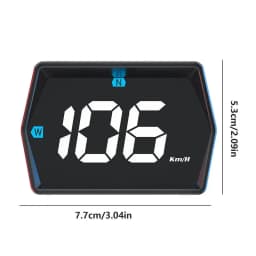 Font Digital Speed Meter Clock Gauge Auto Electronics Accessories Windshield Projector GPS System Digital Hud Windshield