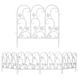 5PCS Decorative Garden Fence Outdoor Garden Balcony Patio Lawn Landscape Fences