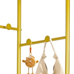 Space-Saving Tall Entryway Gold Metal Coat Stand with Shelves A Free-Standing Clothes Rack Ideal for Bedroom & Living Room
