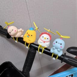 Motorcycle Handle Decor Motorcycle Squeeze Lighted Doll For Electric Scooter Cute Scooter Handlebar Animal Doll For Cycle