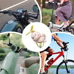 Motorcycle Handle Decor Motorcycle Squeeze Lighted Doll For Electric Scooter Cute Scooter Handlebar Animal Doll For Cycle