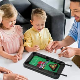 Kids Pool Table Billiards Table Pool Table Toy Interactive Table Game Small Table Top Billiards For Children Friends Family