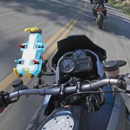 Motorcycle Phone Holder Soft Shockproof Stable Phone Mount For Motorcycle 360 Degree Rotatable Protective Multifunctional