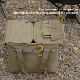 Outdoor Chair Side Pouch Chair Armrest Storage Bag Large Capacity Lounge Recliner Side Pouch Outdoor Cooking Utensil Bag For