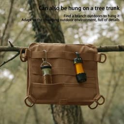 Outdoor Chair Side Pouch Chair Armrest Storage Bag Large Capacity Lounge Recliner Side Pouch Outdoor Cooking Utensil Bag For