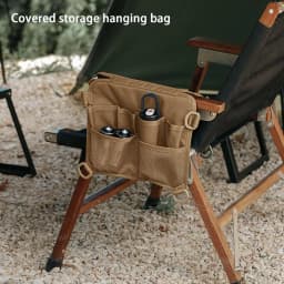 Outdoor Chair Side Pouch Chair Armrest Storage Bag Large Capacity Lounge Recliner Side Pouch Outdoor Cooking Utensil Bag For