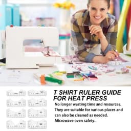 Shirt Ruler Heat Press Alignment Tool Tee Shirt Guide High-Definition T Shirt Ruler Placement Exquisite Craftsmanship For