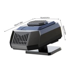 For Warm Air Blower Car Window Heater 12V/24V Fast Heating Window Defroster Car Heater Adjustable Cooling Fan Electric Heater