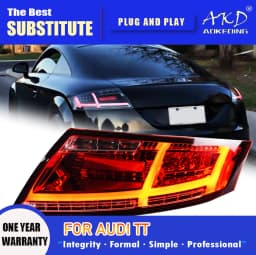 AKD Tail Lamp for AUDI TT LED Tail Light 2006-2013 TT Rear Fog Brake Turn Signal Automotive Accessories