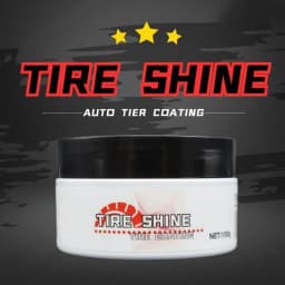 High Gloss Tire Coating UV Protection Polish Car Tire Paste 100g Black Tire Wax UV Protection Polish Paste For Cars Trucks