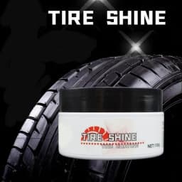 High Gloss Tire Coating UV Protection Polish Car Tire Paste 100g Black Tire Wax UV Protection Polish Paste For Cars Trucks