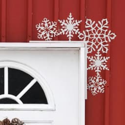 Christmas Door Corner Decor Door Toppers Door Frame Decor Wall Decor Door Frame Sign Front Door Topper Metal Door Corner Decor
