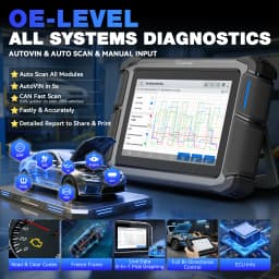VDIAGTOOL VD70 OBD2 Scanner All System Car Diagnostic Tool Active Test Key Programmer 39 Reset ECU Coding DOIP FCA 3 Year Update