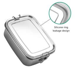 Bento Box Stainless Steel Lunch Box Lunch Containers Leakproof Metal Lunch Containers For Kids Adults 1200ml BPA Free