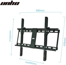 32-85 Inch Ultra Slim TV Wall Mount Tilt TV Bracket Weight Capacity 60KG