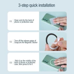 Nillkin Universal Magnetic for MagSafe Ring,Wireless Charging Conversion Kit Strong Magnetic Sticker for iPhone 13/14/12/S22 S21