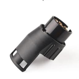 7 Pin To 13 Pin Caravan Adaptor Towbar Towing Socket Electrical Converter 12V Plastic Trailer Adapter Trailer Connector For Rv