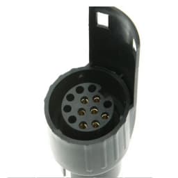 7 Pin To 13 Pin Caravan Adaptor Towbar Towing Socket Electrical Converter 12V Plastic Trailer Adapter Trailer Connector For Rv