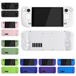 eXtremeRate Replacement Housing Shell Set for Steam Deck LCD, Faceplate Back Plate Shell with Buttons - Console NOT Included