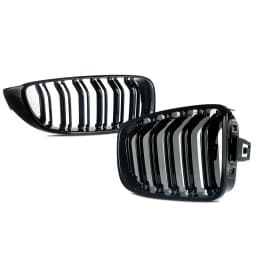 M4 Style Front Kidney Grille Grills Double Slat For BMW 4 Series F32 F33 F36 F82 F83 2013-2020 420i 428i 430i 435i 440i 418d