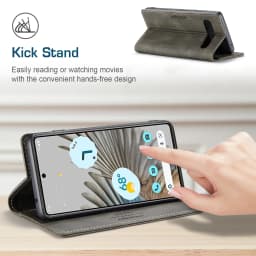 for Google Pixel 7 6 Pro Wallet Case, RFID Blocking Card Slot Stand Phone Case PU Leather Magnetic Flip Cover for Pixel 6 Pro