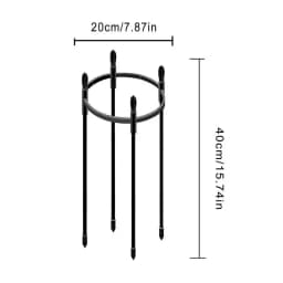 Black Garden Plant Support Cages Obelisk Trellis Growth Support Stand For Climbing Vines And Flowers Outdoor Gardening Rose Tree