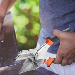 Miter Shears For Wood Adjustable 45 To 135 Degree Multi Angle Trim Cutter Turnbuckle Closure Gasket Shear With 2 Spare Blades