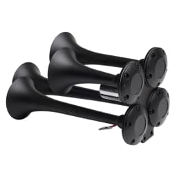 FARBIN 4 Trumpet Air Horn 12V/24V 130DB Four-tube Air Train Horn with Electric Solenoid Powerful Loud Truck For Vehicle Truck