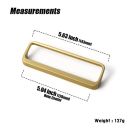 Goo-Ki Bronze Color Cabinet Door Handle Antique style three-dimensional handle Wardrobe Drawer Long Handle Drawer Pulls