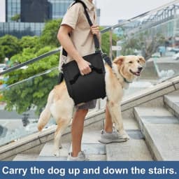 Dog Sling Carrier For Large Dogs Support Recovery Sling Breathable Stair Helper Adjustable Heavy Duty Walking Aid For Disabled