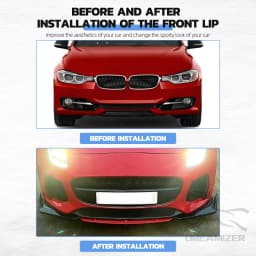 For Porsche Panamera 2012-2022 Car Front Bumper Lip Chin Spoiler Splitter Diffuser Body Kits Trim Air Dam Protector 6 colors