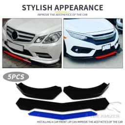 For Porsche Panamera 2012-2022 Car Front Bumper Lip Chin Spoiler Splitter Diffuser Body Kits Trim Air Dam Protector 6 colors