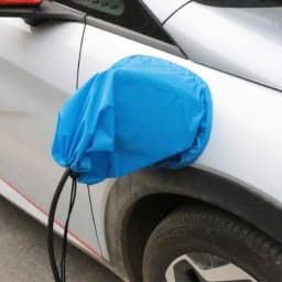 Electric Vehicle Charging Cover EV Charger Car Cover Waterproof Electric Car Charger Port Magnetic Rain Cover Car Accessories