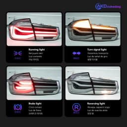 AKD Tail Lamp for BMW F30 F35 F80 LED Tail Light 2013-2019 3 series 320I 325I Rear Fog Brake Turn Signal Automotive Accessories
