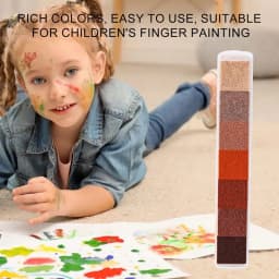 7 Colors Finger Bar Ink Pad Rainbow Gradient Color Ink Pad For Stamp Print DIY Handmade Gift Journal Diary Decoration Office