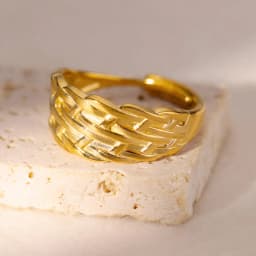 Women Rings Stainless Steel Gold Color Finger Ring for Female Simple Aesthetic Jewelry Accessories Handmade Gifts Anillos Mujer